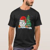 Cirkelzaagblad met kerstmuts Xmas Light Ch T-shirt (Voorkant)