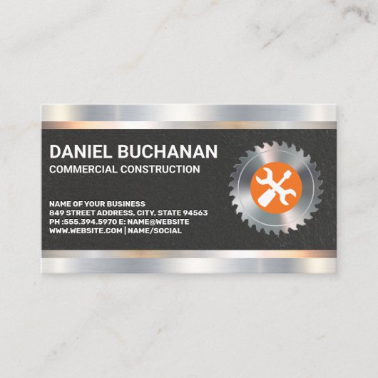 Cirkelzaagmoersleutel schroevendraaier | Metaalafw Visitekaartje (Voorkant)