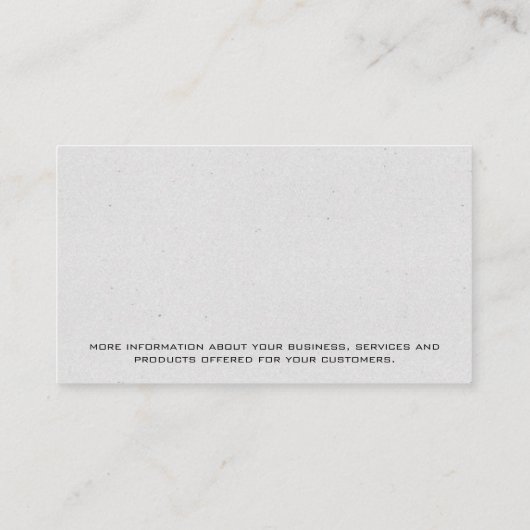 Cirkelzagen en hout | Visitekaartje voor thuisrepa (Achterkant)