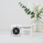 Cirkelzagen | Hammer Chisel | Huis Visitekaartje (Staand voorkant)