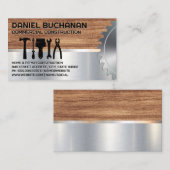 Cirkelzagen | Handgereedschap | Bouw Visitekaartje (Voorkant / Achterkant)