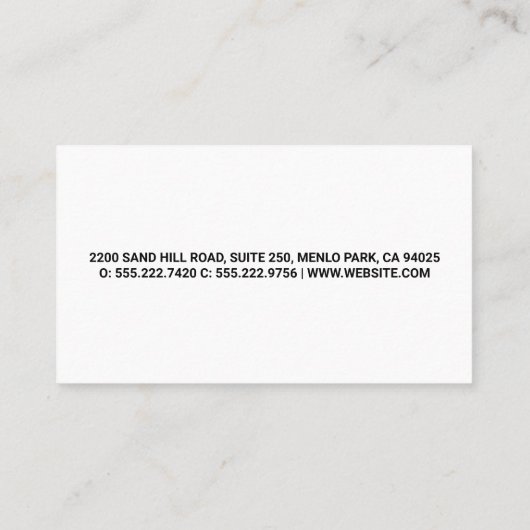 Cirkelzagen | Hardwarehulpmiddelen Visitekaartje (Achterkant)