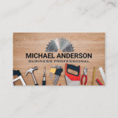 Cirkelzagen | Hardwarehulpmiddelen Visitekaartje (Voorkant)