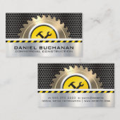 Cirkelzagen | Metallic grill | Hardwarehulpmiddele Visitekaartje (Voorkant / Achterkant)