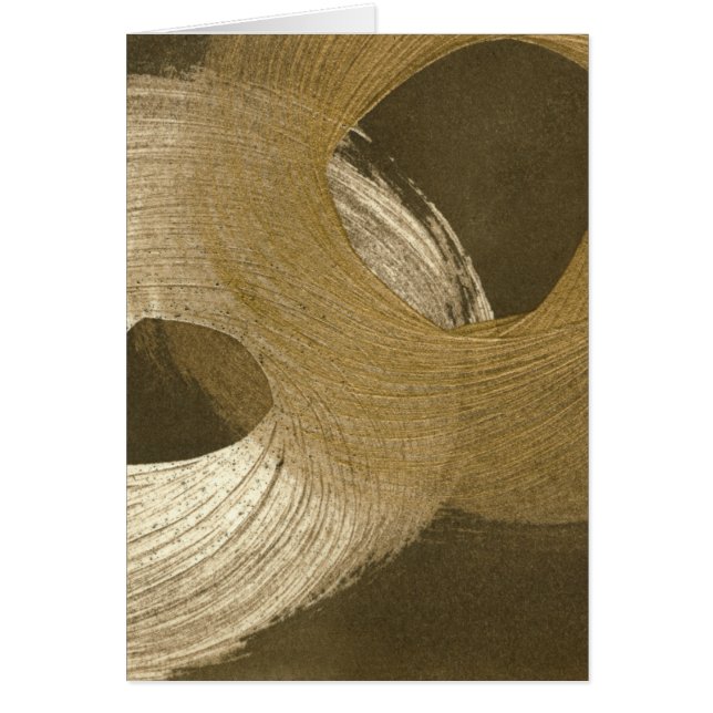 Cirkelzandstorm in Tan en donkerbruin (Voorkant)