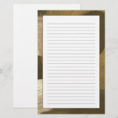 Cirkelzandstorm in Tan en donkerbruin Briefpapier (Voorkant / Achterkant)