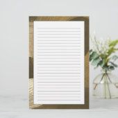 Cirkelzandstorm in Tan en donkerbruin Briefpapier (Staand voorkant)