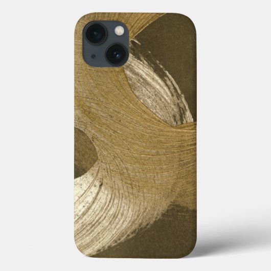 Cirkelzandstorm in Tan en donkerbruin Case-Mate iPhone Case (Achterkant)