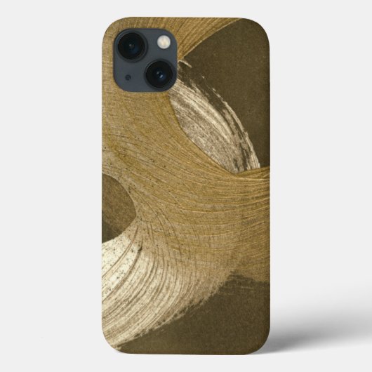 Cirkelzandstorm in Tan en donkerbruin Case-Mate iPhone Case (Achterkant)
