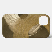 Cirkelzandstorm in Tan en donkerbruin Case-Mate iPhone Case (Achterkant (horizontaal))