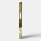 Cirkelzandstorm in Tan en donkerbruin Case-Mate iPhone Case (Achterkant / Rechts)