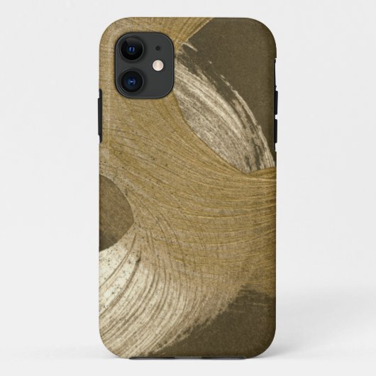 Cirkelzandstorm in Tan en donkerbruin Case-Mate iPhone Case (Achterkant)