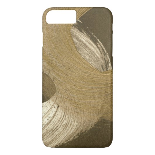Cirkelzandstorm in Tan en donkerbruin Case-Mate iPhone Case (Achterkant)