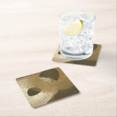 Cirkelzandstorm in Tan en donkerbruin Kartonnen Onderzetters (Insitu)