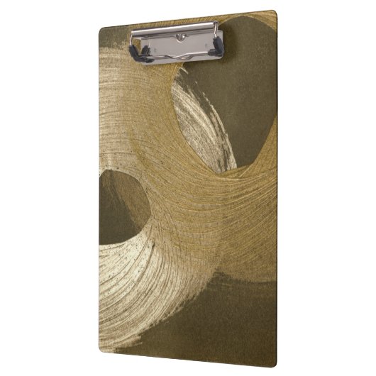 Cirkelzandstorm in Tan en donkerbruin Klembord (Links)