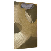 Cirkelzandstorm in Tan en donkerbruin Klembord (Rechts)