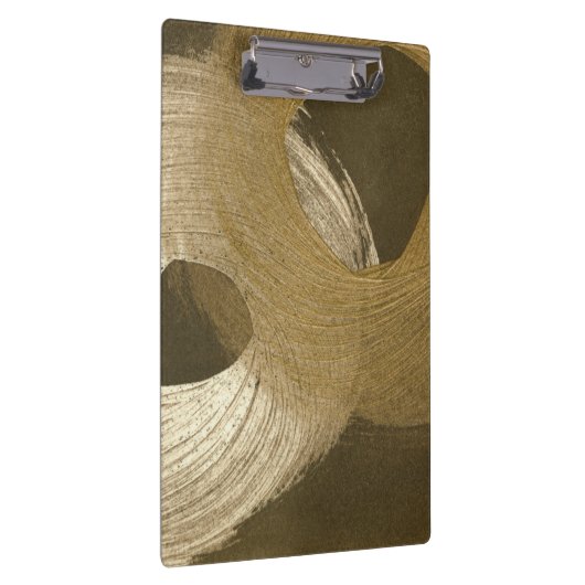 Cirkelzandstorm in Tan en donkerbruin Klembord (Rechts)