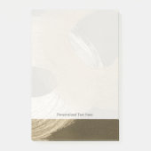 Cirkelzandstorm in Tan en donkerbruin Post-it® Notes (Voorkant)