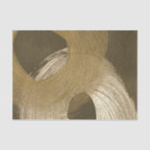 Cirkelzandstorm in Tan en donkerbruin Tissuepapier (Voorkant)