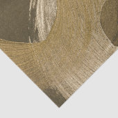 Cirkelzandstorm in Tan en donkerbruin Tissuepapier (Detail)