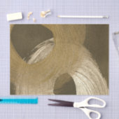 Cirkelzandstorm in Tan en donkerbruin Tissuepapier (Craft)