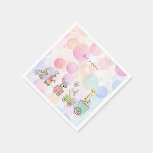 Cirkusdieren Servetten (Hoek)