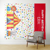 Cirkusfoto-achtergrond voor kinderen Tapijt Wandkleed (In Situ (horizontaal))
