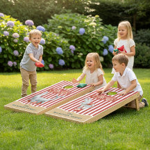 Cirkuszegel Olifant Rood Streep Design