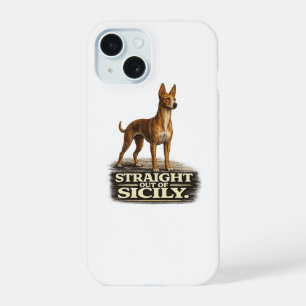 Cirneco dell’Etna Shirt – Rechtstreeks uit Sicilië iPhone 15 Case