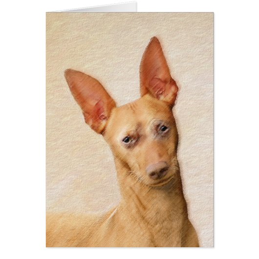 Cirneco dell'Etna Painting - Cute Original Dog Art (Voorkant)