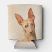 Cirneco dell'Etna Painting - Cute Original Dog Art Blikjeskoeler (Achterkant)