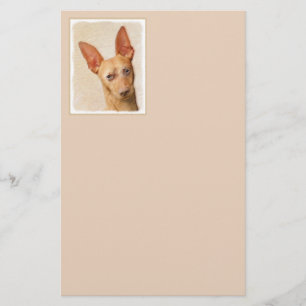 Cirneco dell'Etna Painting - Cute Original Dog Art Briefpapier