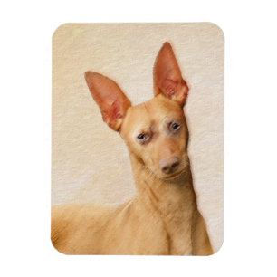 Cirneco dell'Etna Painting - Cute Original Dog Art Magneet