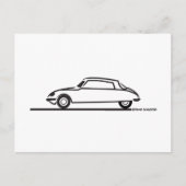 Ciroen DS 21 Pallas Briefkaart (Voorkant)