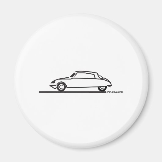 Ciroen DS 21 Pallas Magneet (Voorkant)