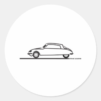 Ciroen DS 21 Pallas Ronde Sticker