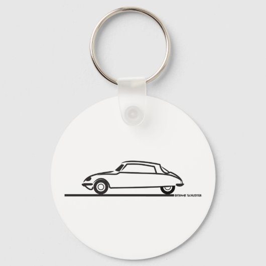 Ciroen DS 21 Pallas Sleutelhanger (Voorkant)