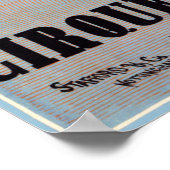 CIRQUE D’ HIV/ Franse Acrobat Circus Poster (Hoek)