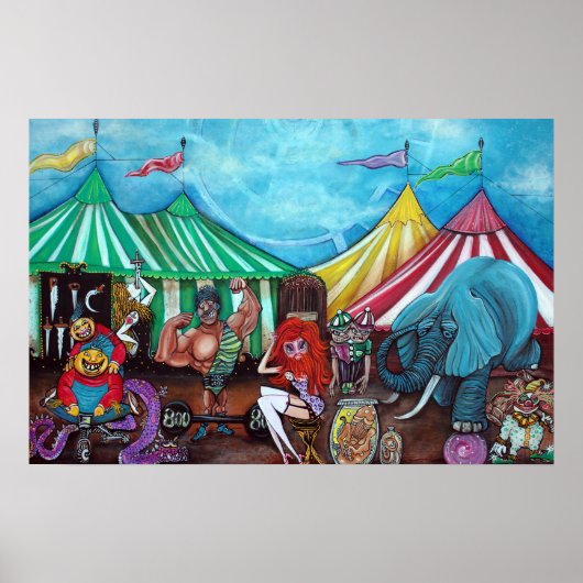 Cirque De Freaks Poster (Voorkant)