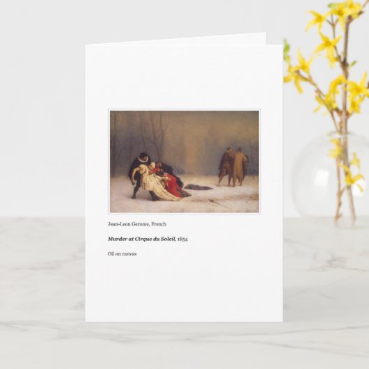 CIRQUE DE SOLEIL BIRTHDAY CARD KAART (Gele Bloem)