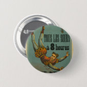 Cirque D'Hiver Ronde Button 5,7 Cm (Voorkant /achterkant)