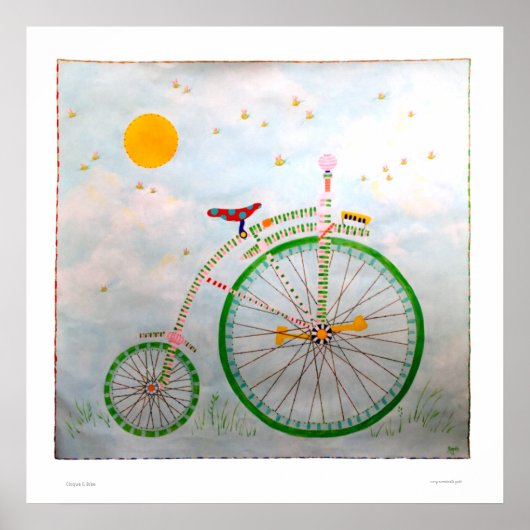 Cirque fiets ll poster (Voorkant)