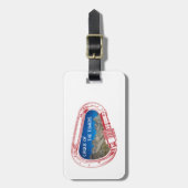 Cirque van de motorklimmer Carabiner Bagagelabel (Voorkant verticaal)
