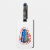 Cirque van de motorklimmer Carabiner Bagagelabel (Achterkant verticaal)
