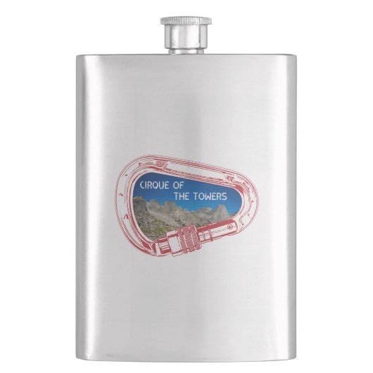 Cirque van de motorklimmer Carabiner Flacon (Voorkant)