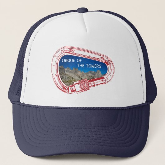 Cirque van de motorklimmer Carabiner Trucker Pet (Voorkant)