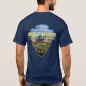 Cirque van de torens (pijlpunt) t-shirt (Achterkant)