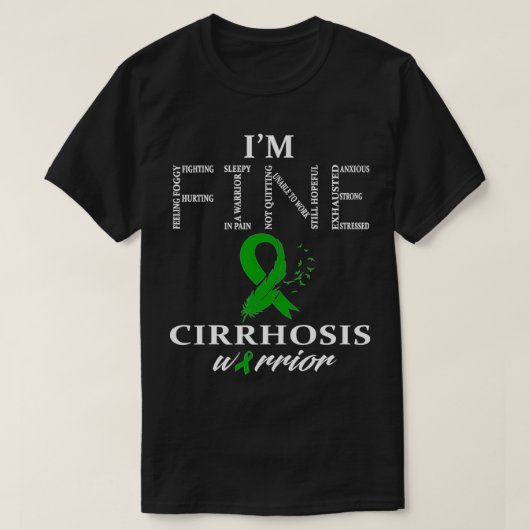 Cirrhosis Warrior T-shirt (Design voorkant)