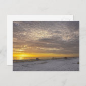 Cirrocumulus Clouds at Fort Myers Beach Sunset, Fl Briefkaart (Voorkant / Achterkant)