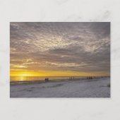 Cirrocumulus Clouds at Fort Myers Beach Sunset, Fl Briefkaart (Voorkant)